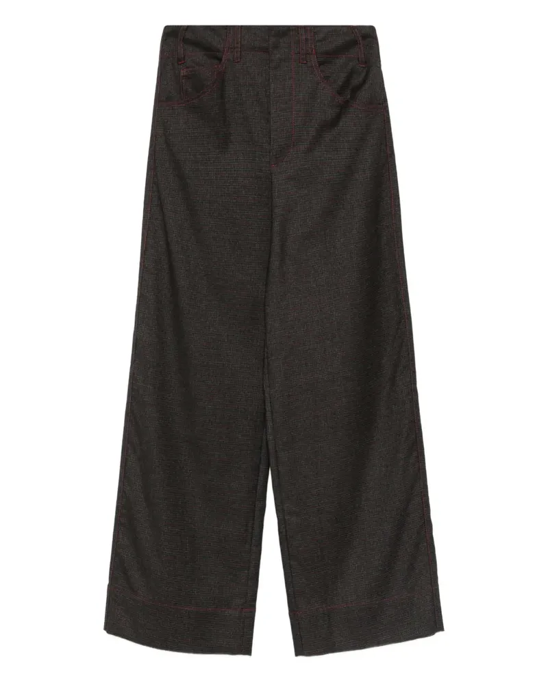 ..,merci Cargohose mit Kontrastnähten - Grau Grau