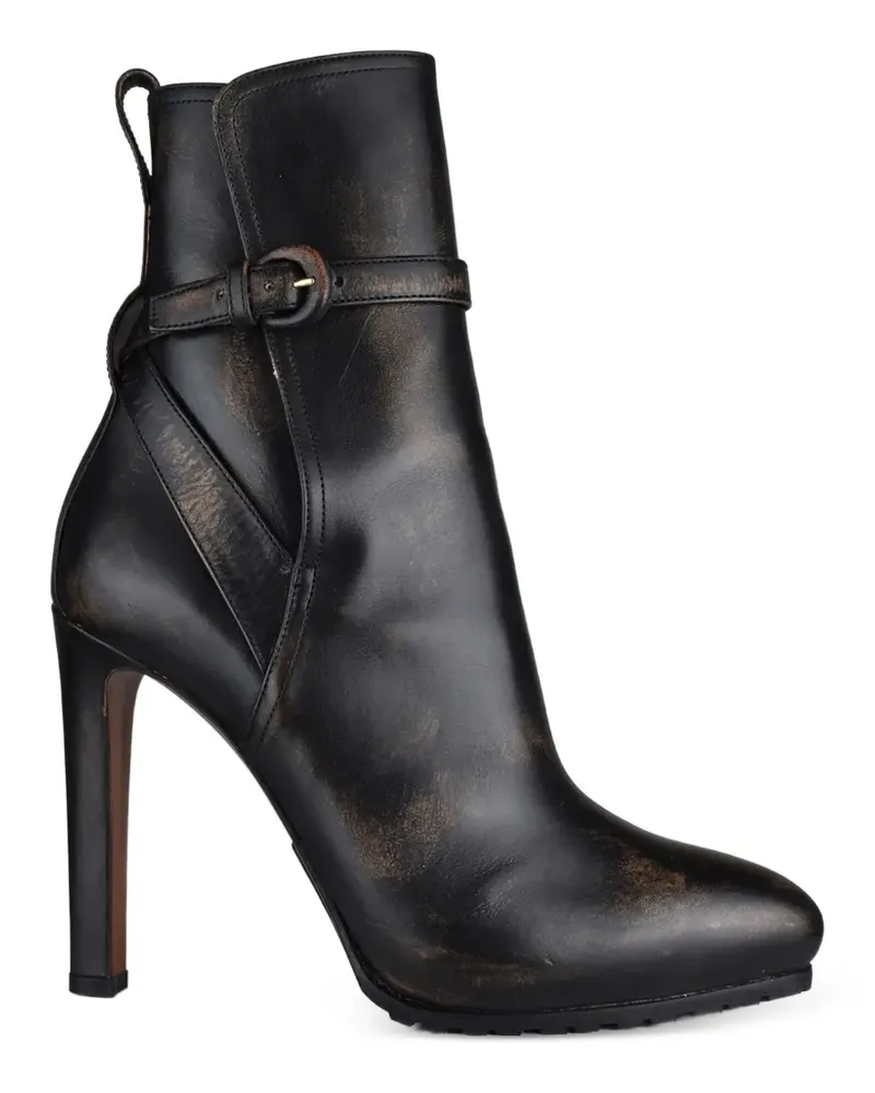 Ralph Lauren Recelle Stiefel mit Schnallenriemen - Braun Braun