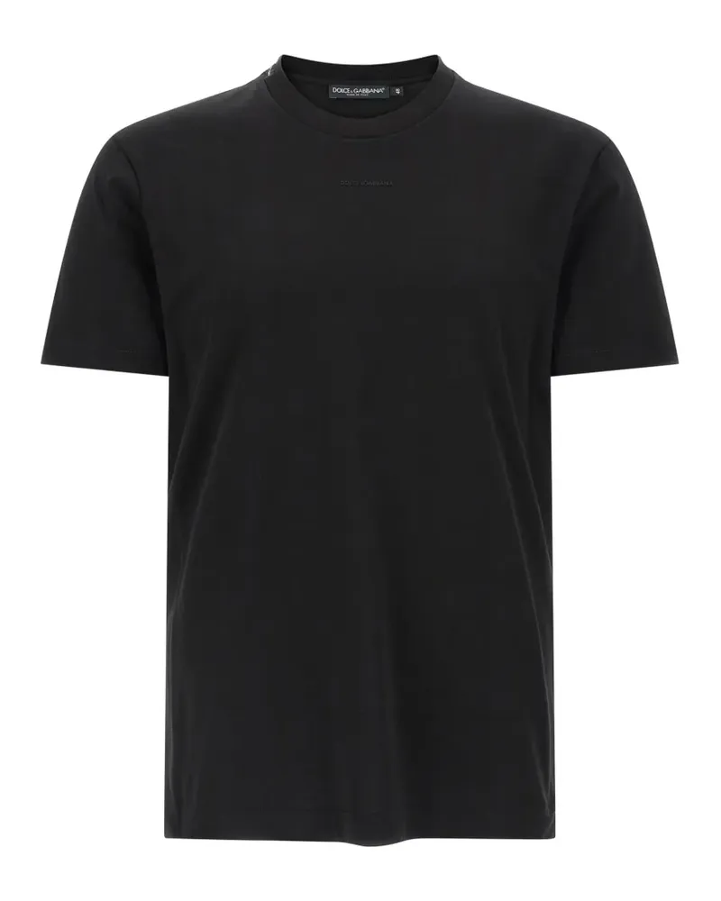 Dolce & Gabbana logo-detail T-shirt - Schwarz Schwarz