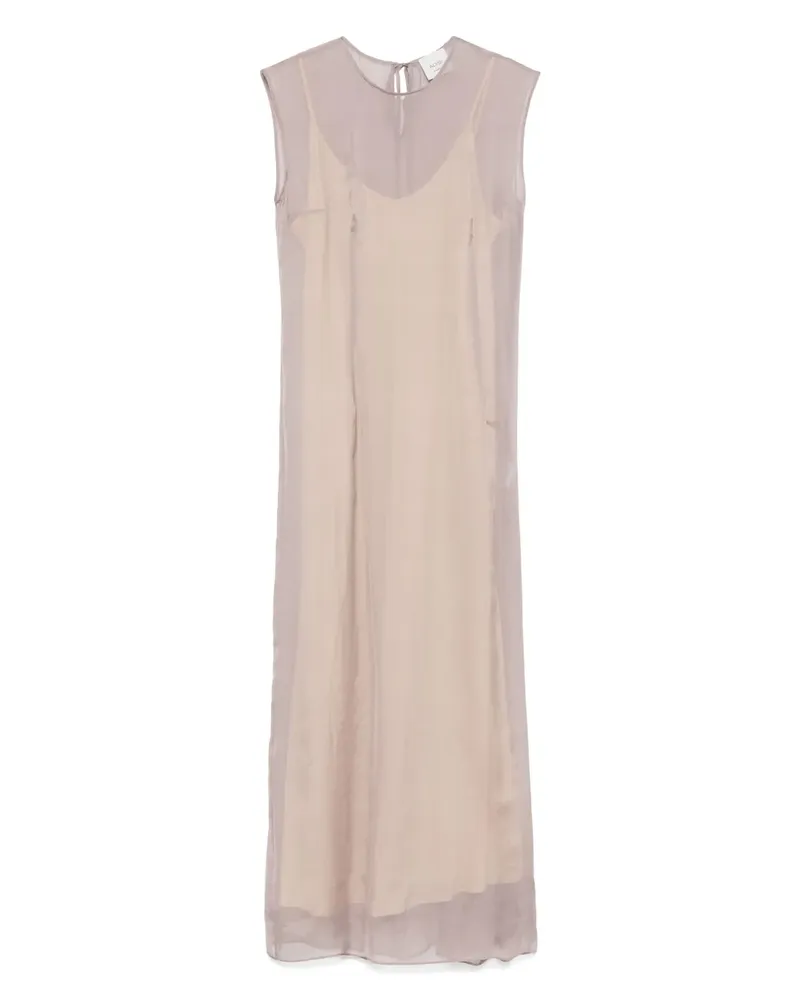 ALYSI Maxikleid aus Chiffon - Violett Violett