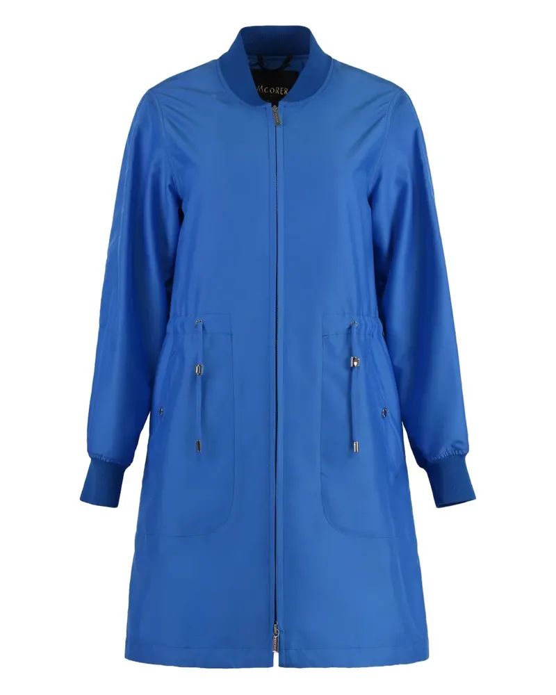 MOORER Amarilli Mantel mit Kordelzug - Blau Blau