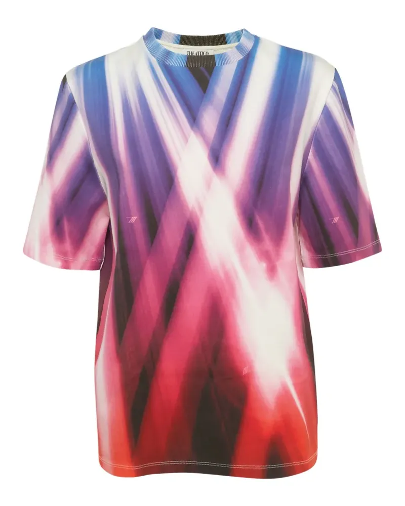 ATTICO Bella graphic-print T-shirt - Violett Violett