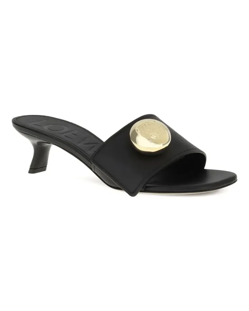 Loewe Sandalen aus gekörntem Leder 450mm - Schwarz Schwarz