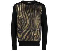 Sweatshirt mit Zebra-Print