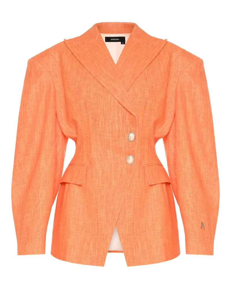 ANOUKI Doppelreihiger Blazer - Orange Orange