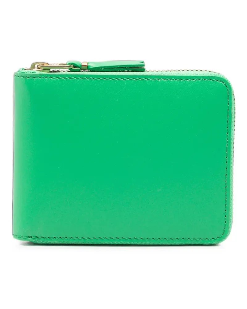 Comme des Garçons zip-around leather wallet - Grün Grün