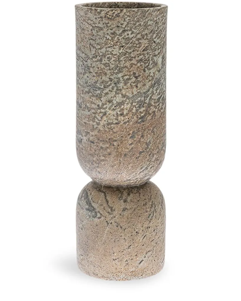 Gardeco Totem 2 Vase aus Stein Nude
