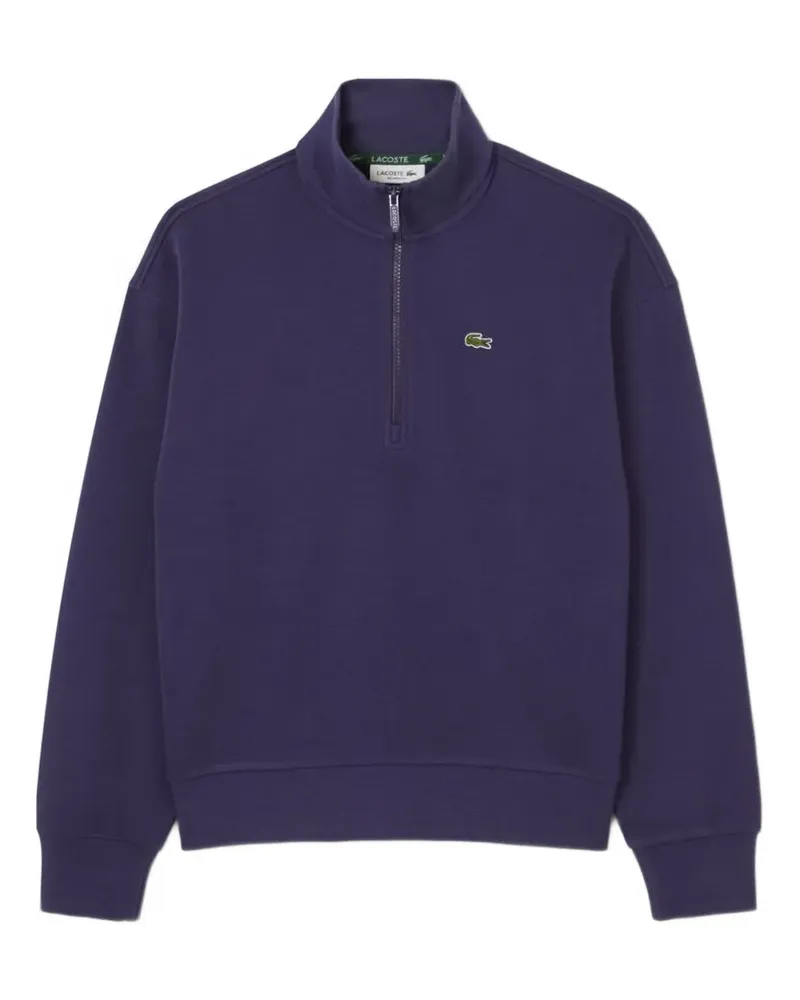 Lacoste Sweatshirt mit Reißverschluss - Violett Violett