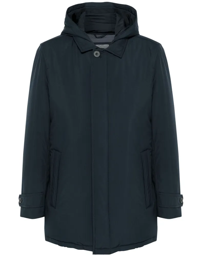 Corneliani Jacke mit Kapuze - Blau Blau