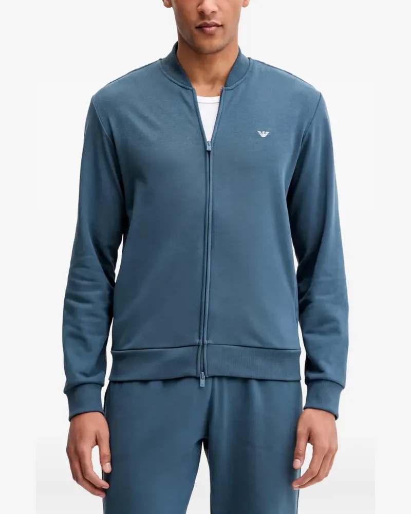 Emporio Armani Jogginganzug mit Logo-Stickerei - Blau Blau