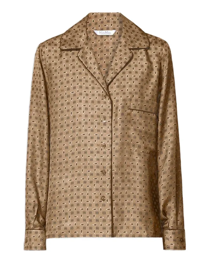 Max Mara paisley-print silk shirt - Braun Braun