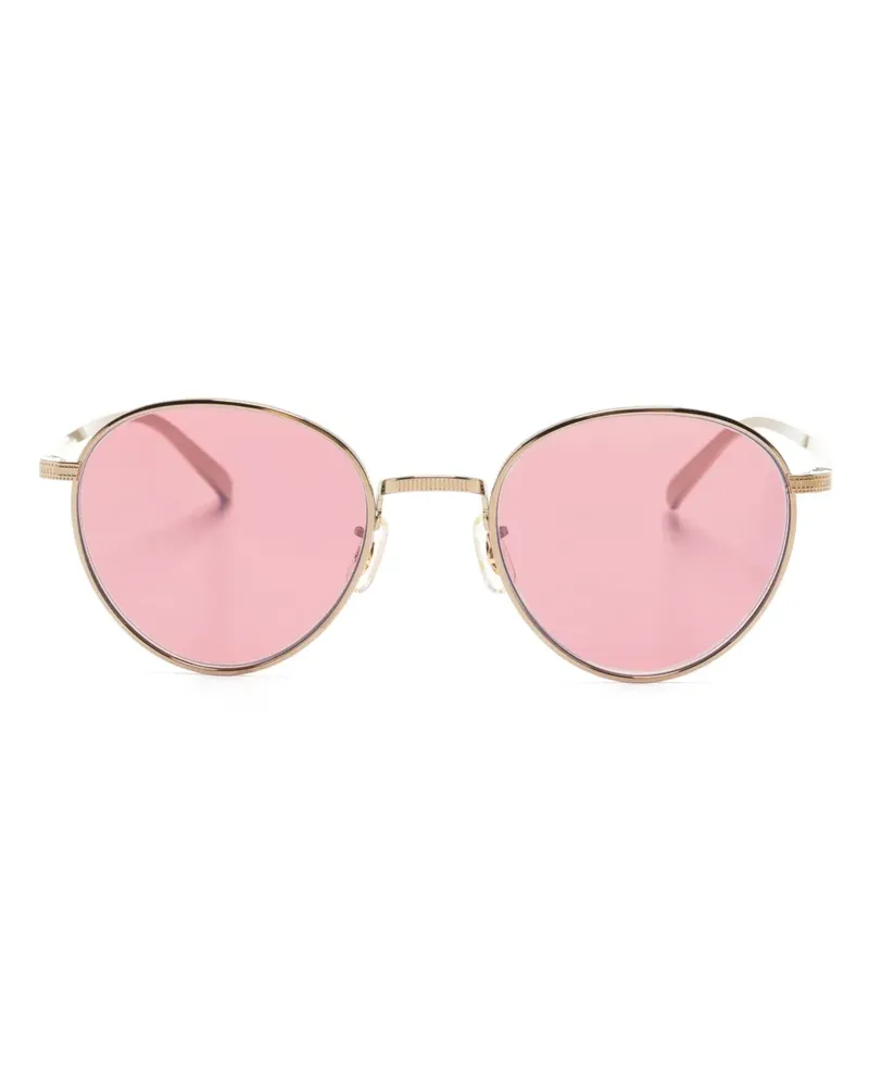 Oliver Peoples Rhydian Sonnenbrille mit rundem Gestell - Gold Gold