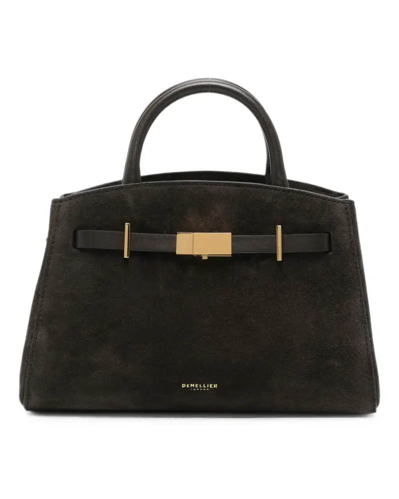 DeMELLIER Kleine Hudson Tote Bag aus Wildleder - Braun Braun