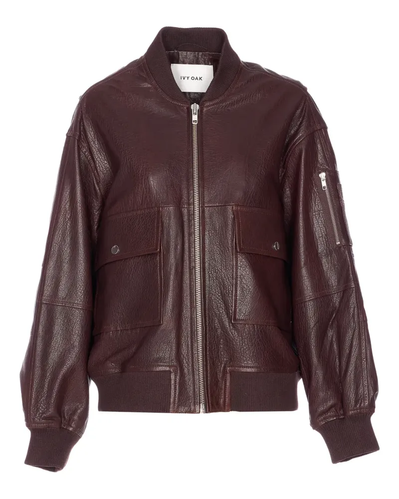 IVY & OAK Lara Lederjacke - Braun Braun