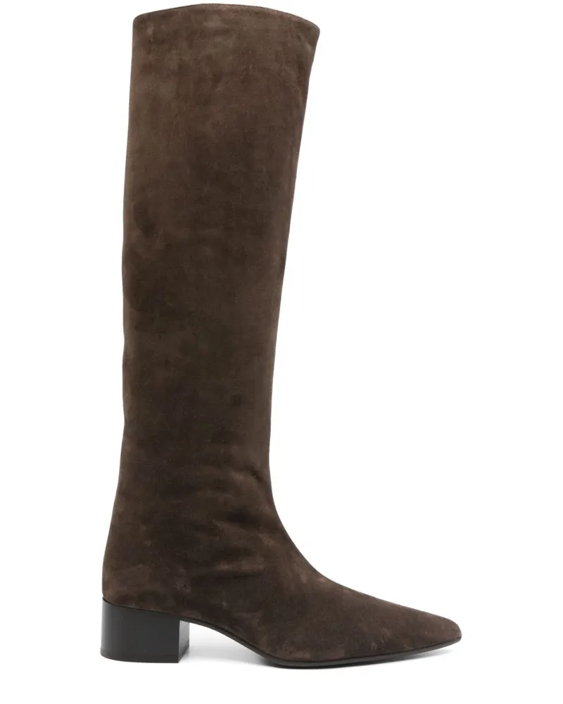 KHAITE Kniehohe Andee Stiefel 40mm - Braun Braun