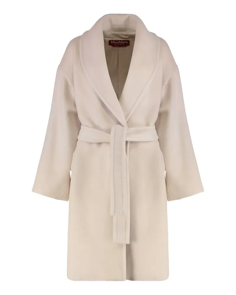 Max Mara Cloruro belted coat - Nude Nude
