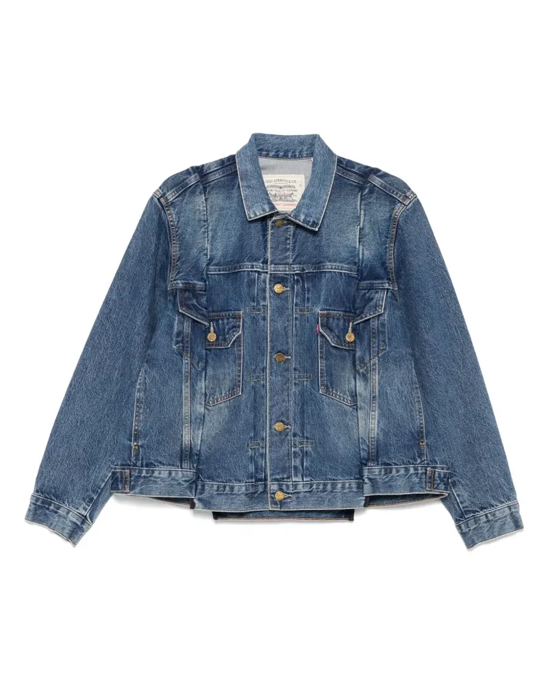 Sacai Jacke aus Baumwolle - Blau Blau