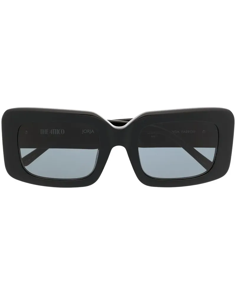 Linda Farrow Attico Jorja Sonnenbrille - Schwarz Schwarz