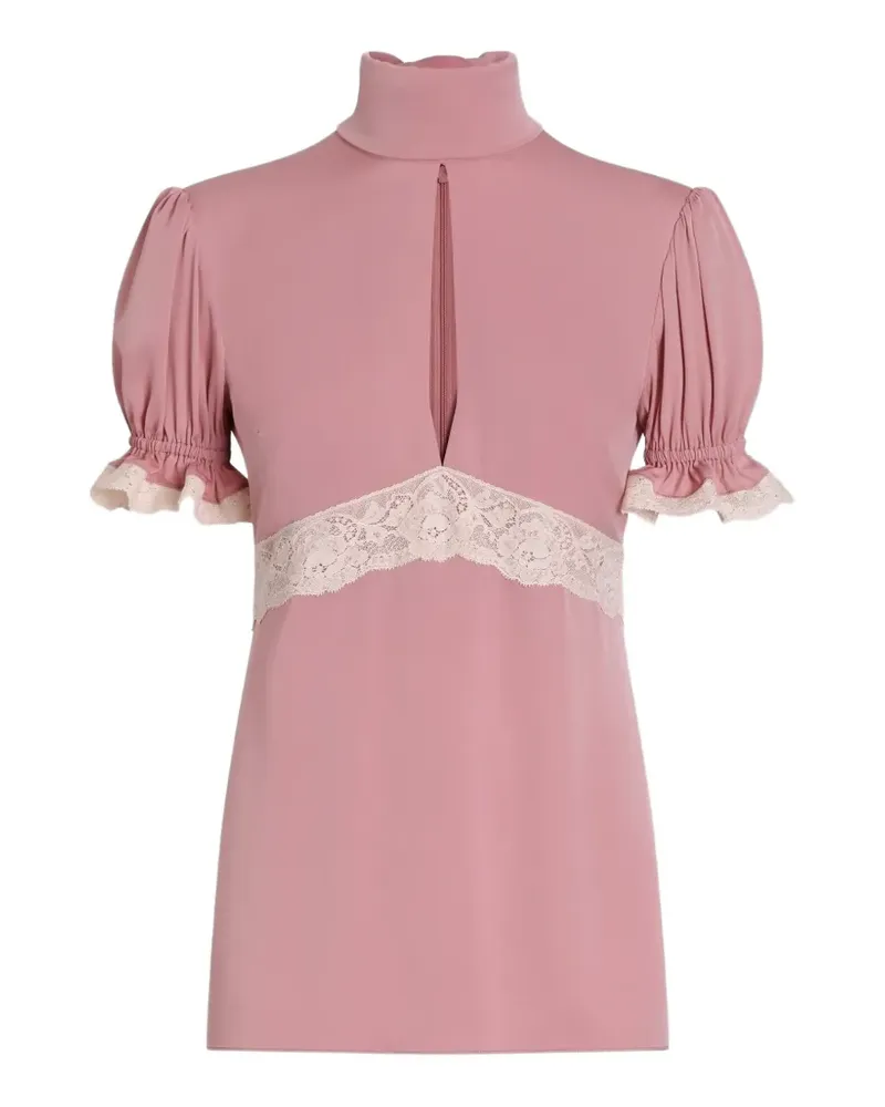 Dolce & Gabbana charmeuse stretch top - Rosa Rosa