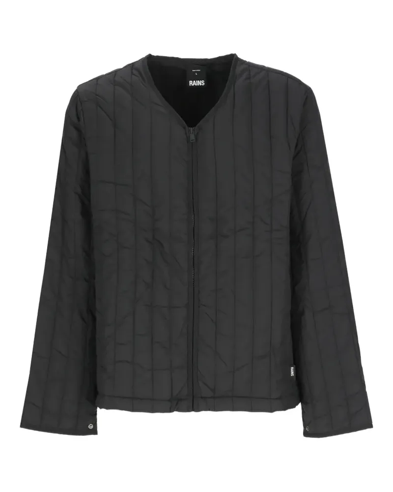 RAINS Gesteppte Banja Liner-Jacke - Schwarz Schwarz