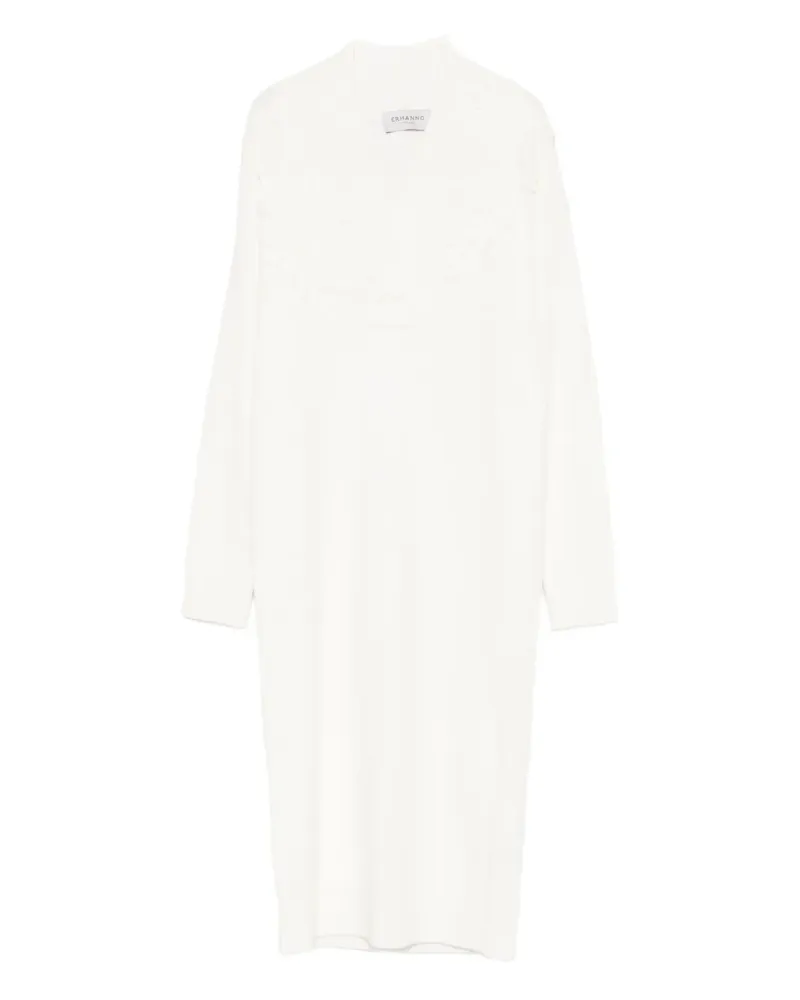 Ermanno Scervino embroidered-appliqué dress - Weiß Weiß