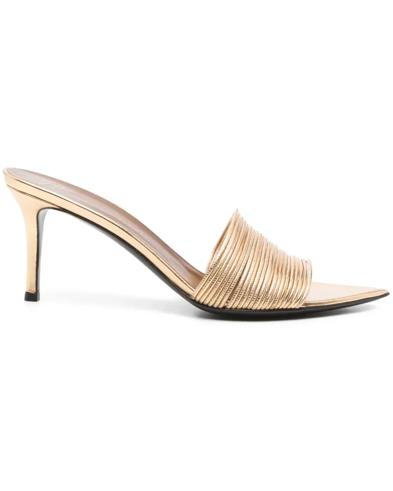 Giuseppe Zanotti Intriigo Clio Mules 90mm - Gold Gold