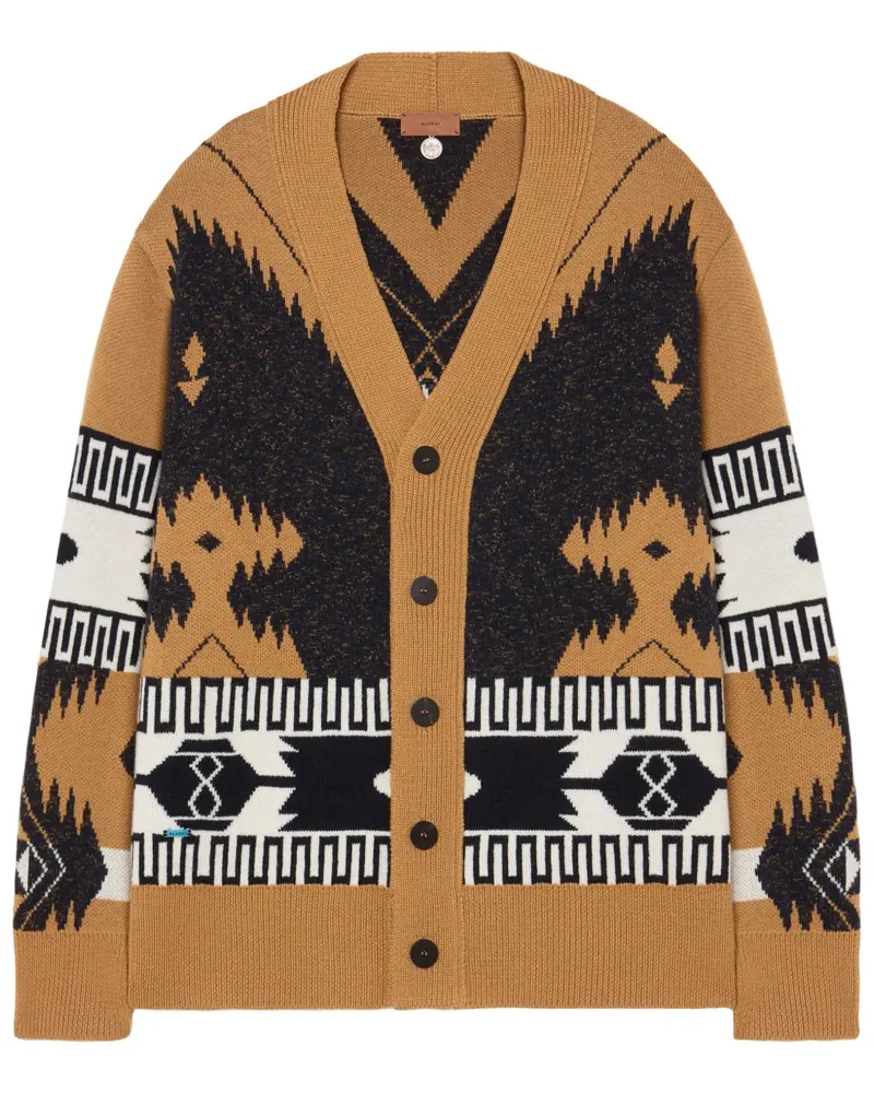 Alanui African Vibes Cardigan - Braun Braun