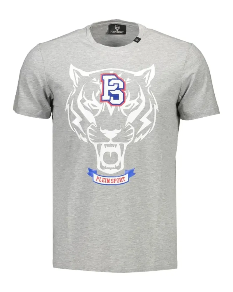 Philipp Plein tiger-print T-shirt - Grau Grau