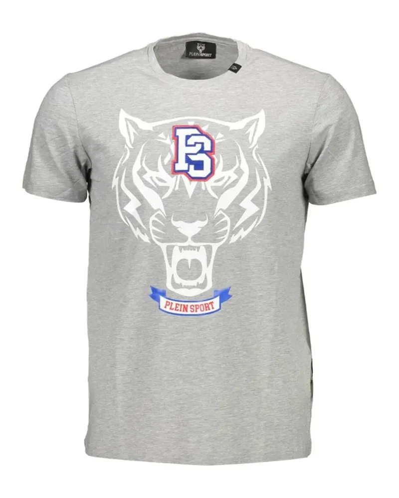 Philipp Plein tiger-print T-shirt - Grau Grau