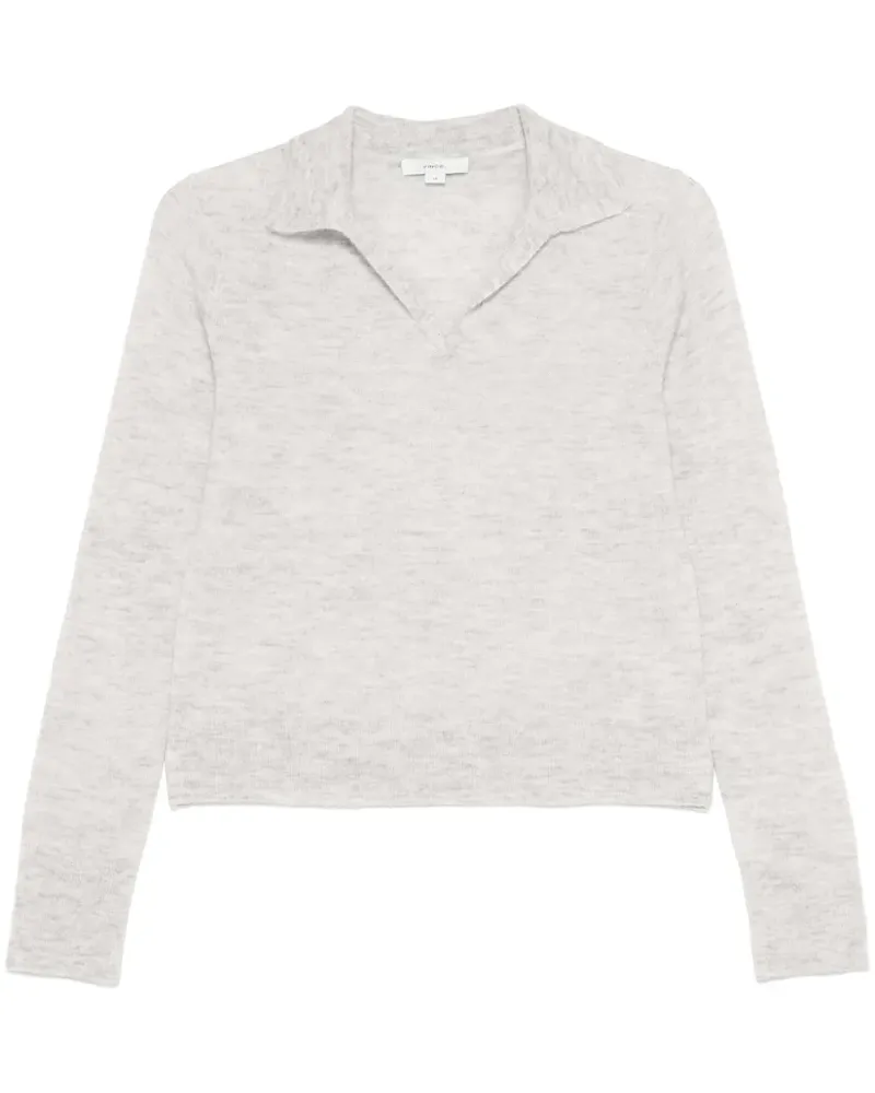 Vince Pullover mit meliertem Effekt - Grau Grau