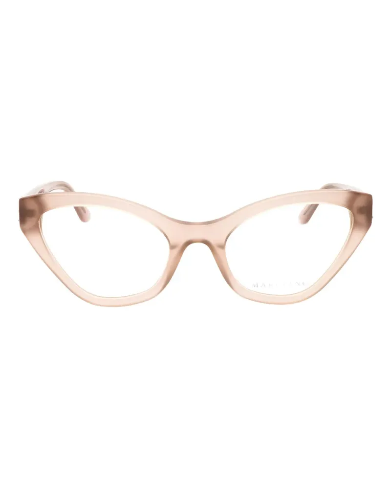 MARCIANO Los Angeles crystal-embellished cat-eye glasses - Nude Nude