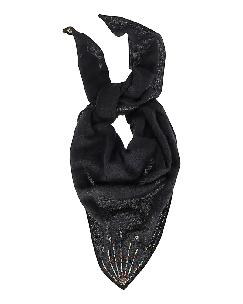 Faliero Sarti embellished scarf - Schwarz Schwarz