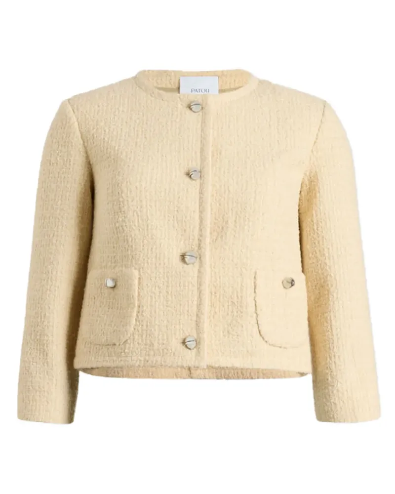 Patou Tweed-Jacke ohne Kragen - 097L 097l