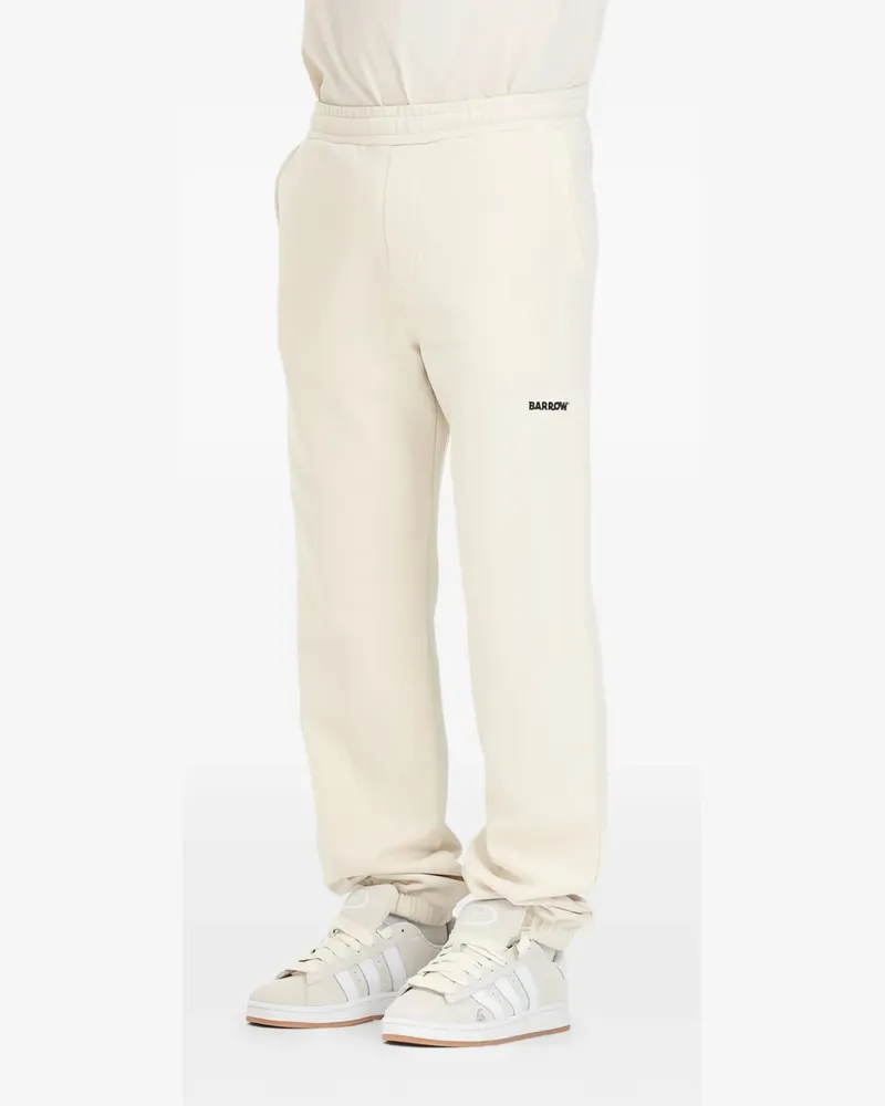BARROW Jogginghose mit Logo-Stickerei - Nude Nude