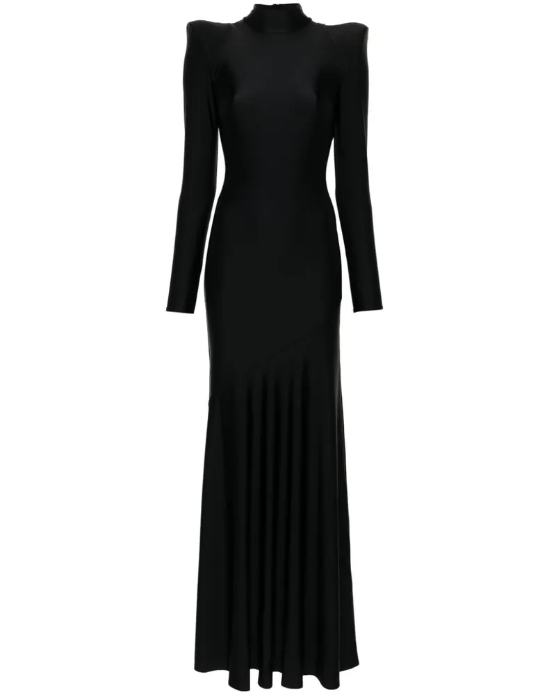 V:PM ATELIER Irma Maxikleid - Schwarz Schwarz