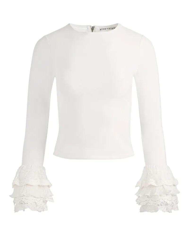 Alice + Olivia Delaina top - Weiß Weiß