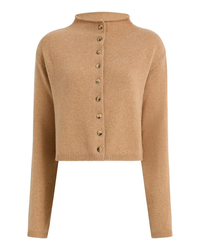 KHAITE Cardigan mit Stehkragen - Nude Nude