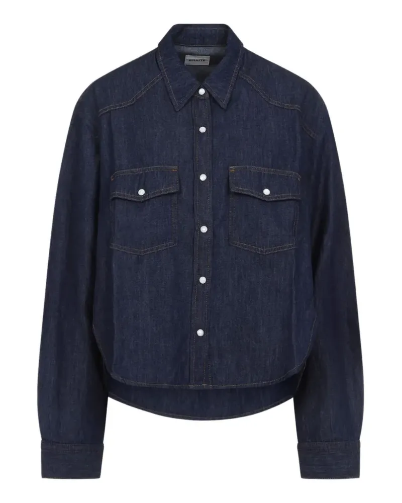 KHAITE Grenon western-style shirt - Blau Blau