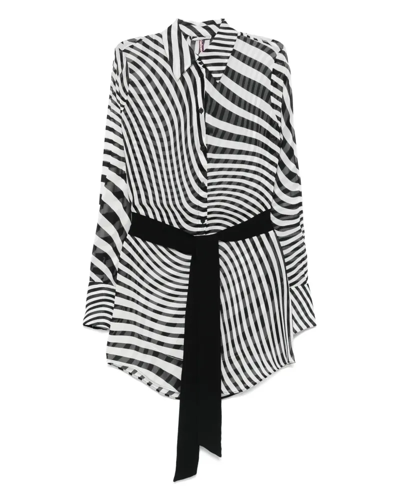 Maison Close Fever Hemdkleid - Schwarz Schwarz