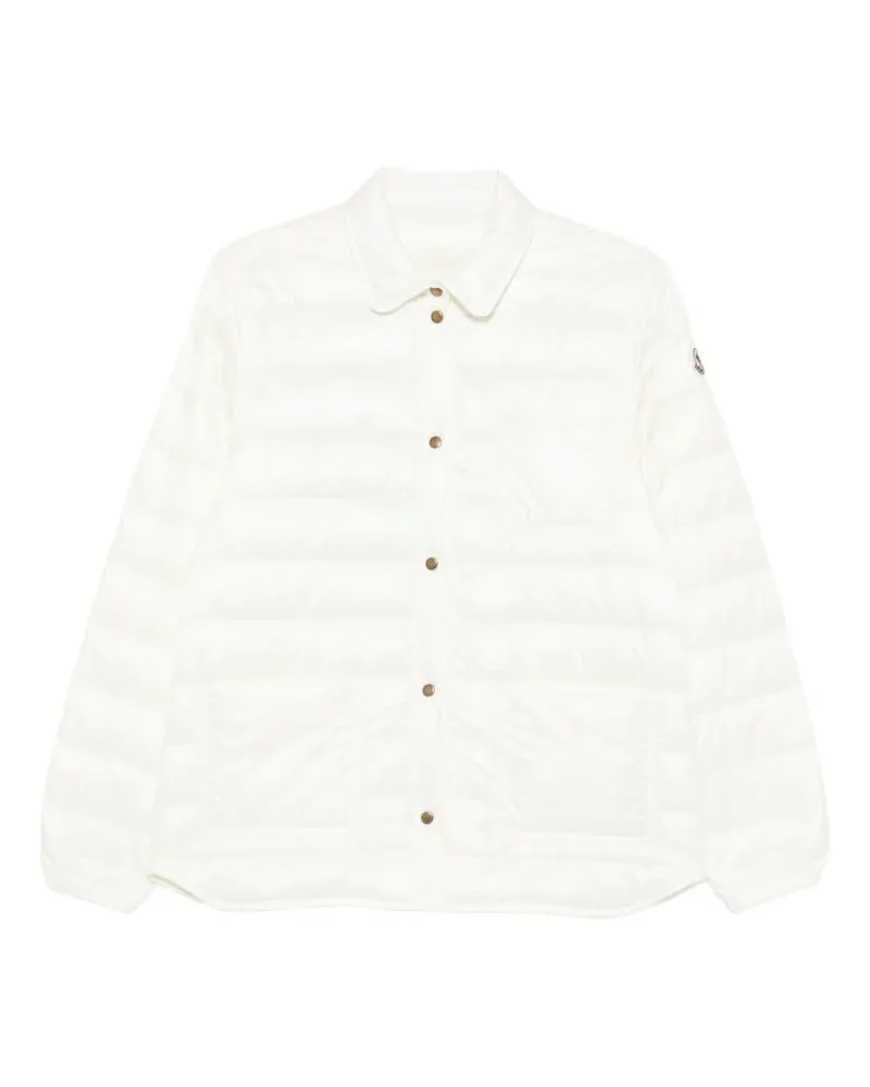 Moncler quilted long-sleeve jacket - Weiß Weiß