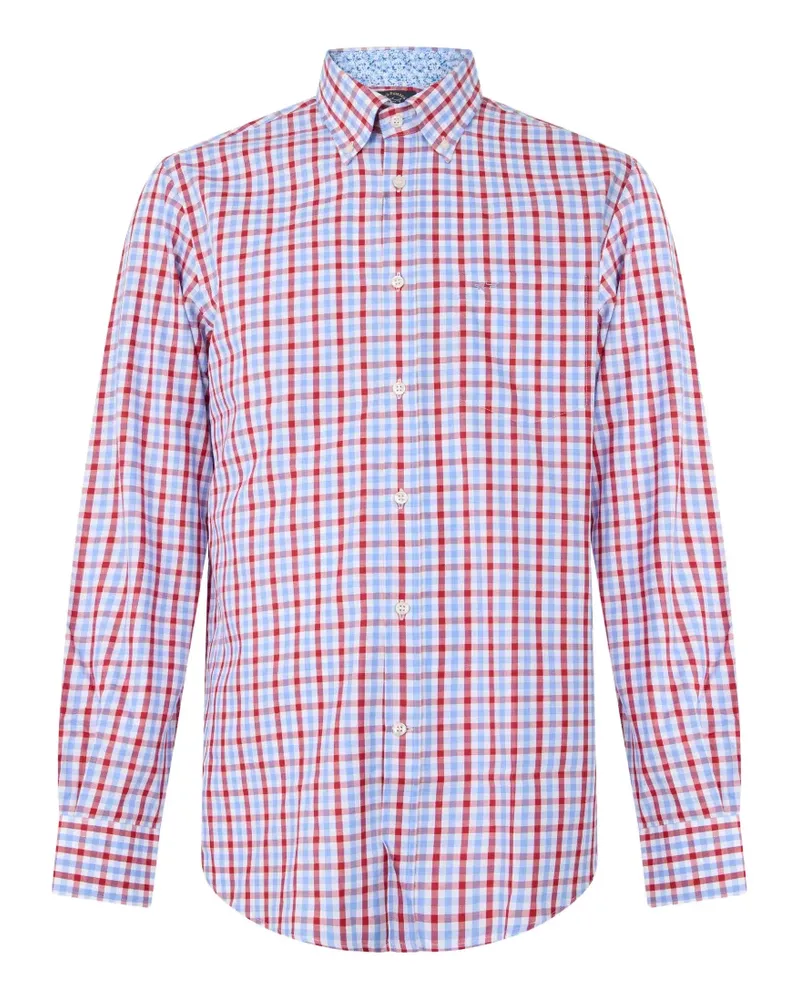 Paul & Shark check-pattern button-down shirt - Rot Rot