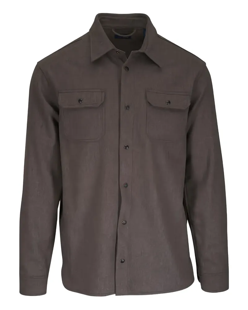Paul & Shark Hemd mit Brusttaschen - Braun Braun