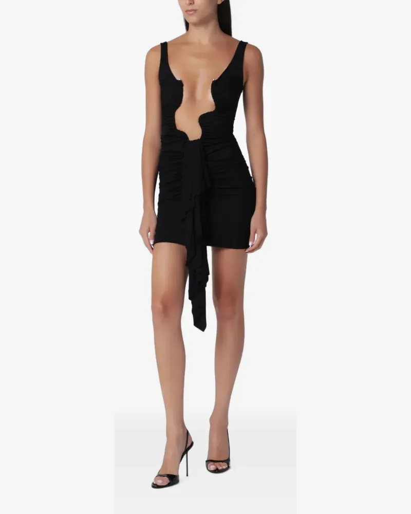 Christopher Esber Drapiertes Salacia Jerseykleid - Schwarz Schwarz