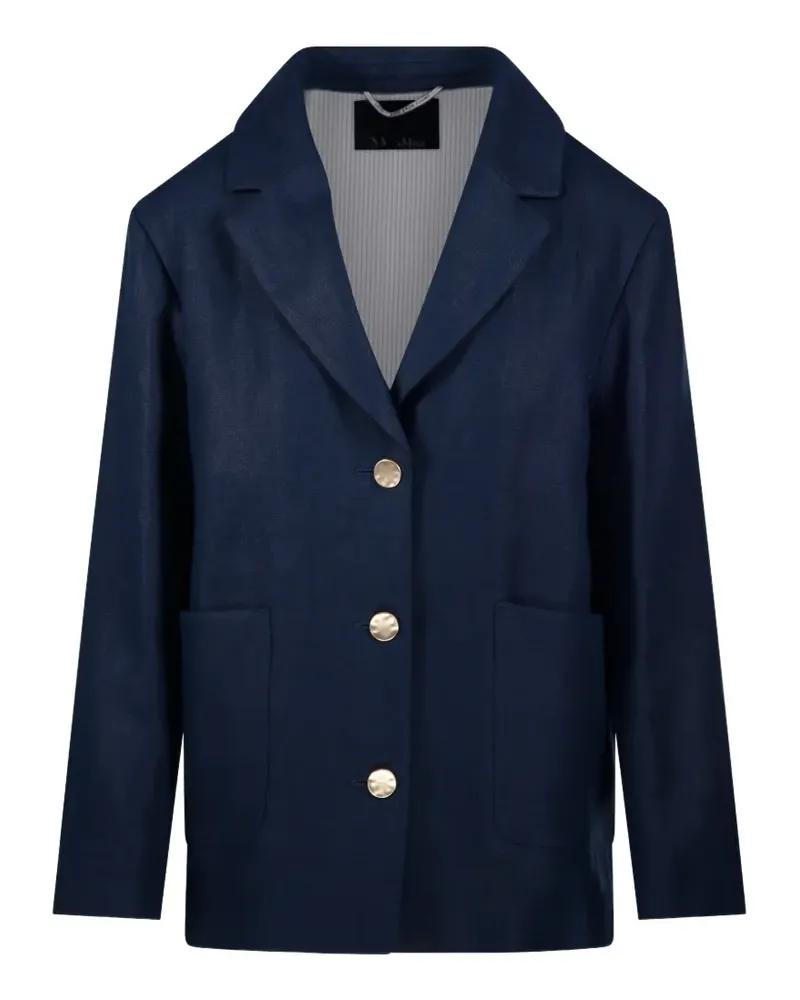 Max Mara Carlotta Blazer mit Taschen - Blau Blau