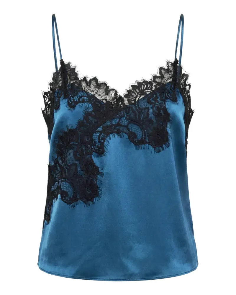Cinq à Sept Sael Camisole-Top mit Spitzenbesatz - Blau Blau