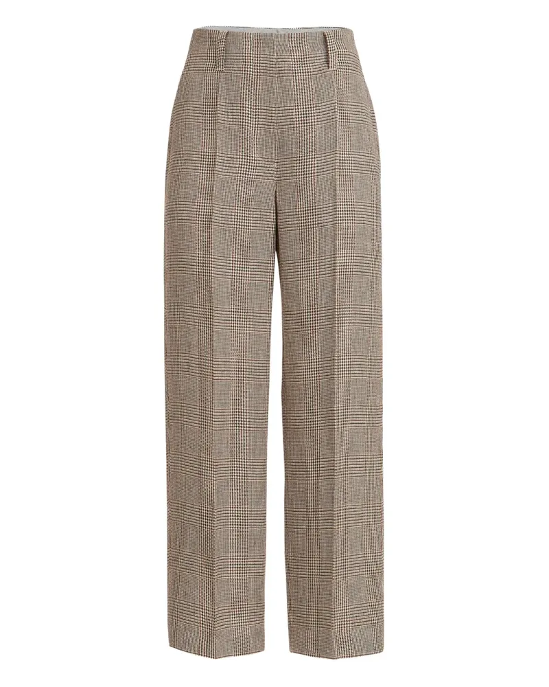Brunello Cucinelli Karierte Hose - Nude Nude