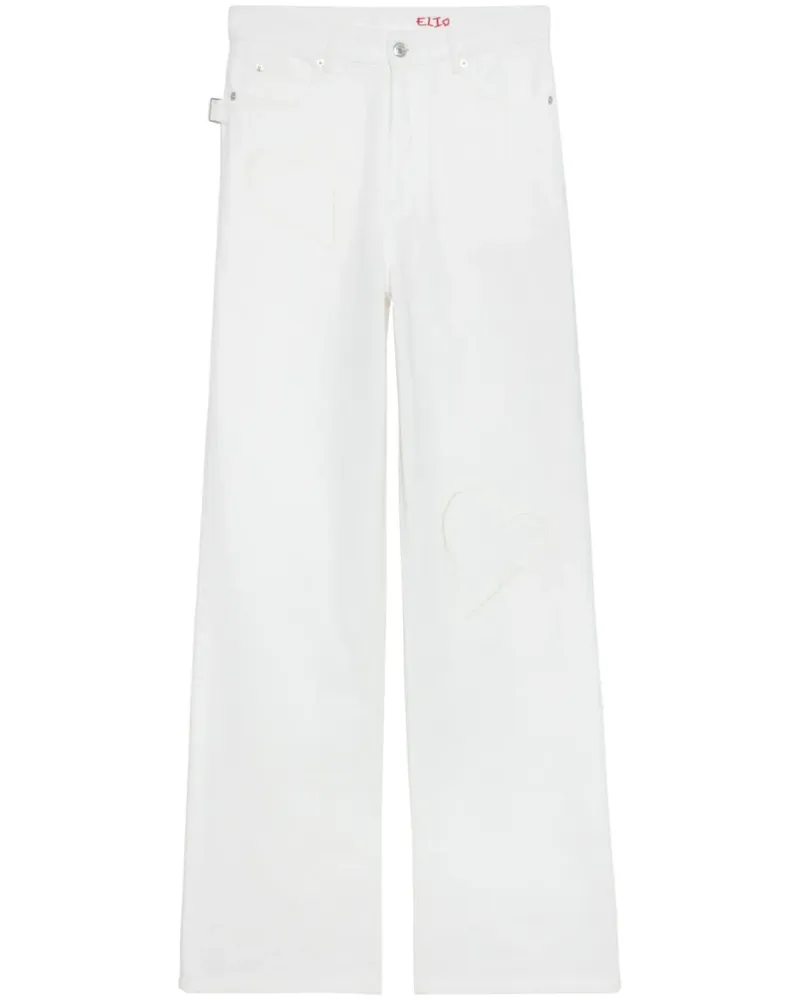Zadig & Voltaire Jeans mit geradem Bein - Weiß Weiß