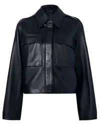 Proenza Schouler Dylan Lederjacke Schwarz