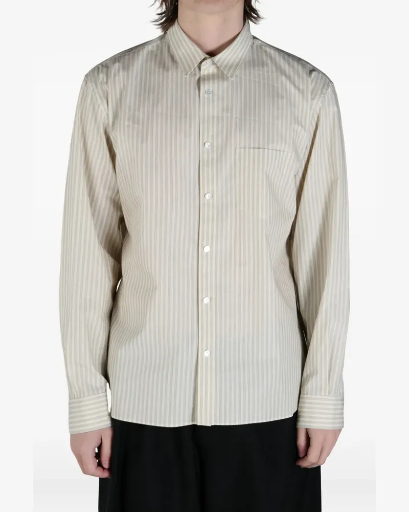 The Row striped shirt - Nude Nude