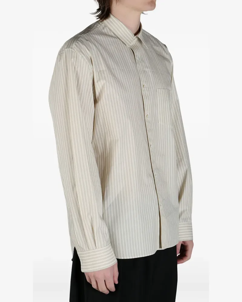 The Row striped shirt - Nude Nude